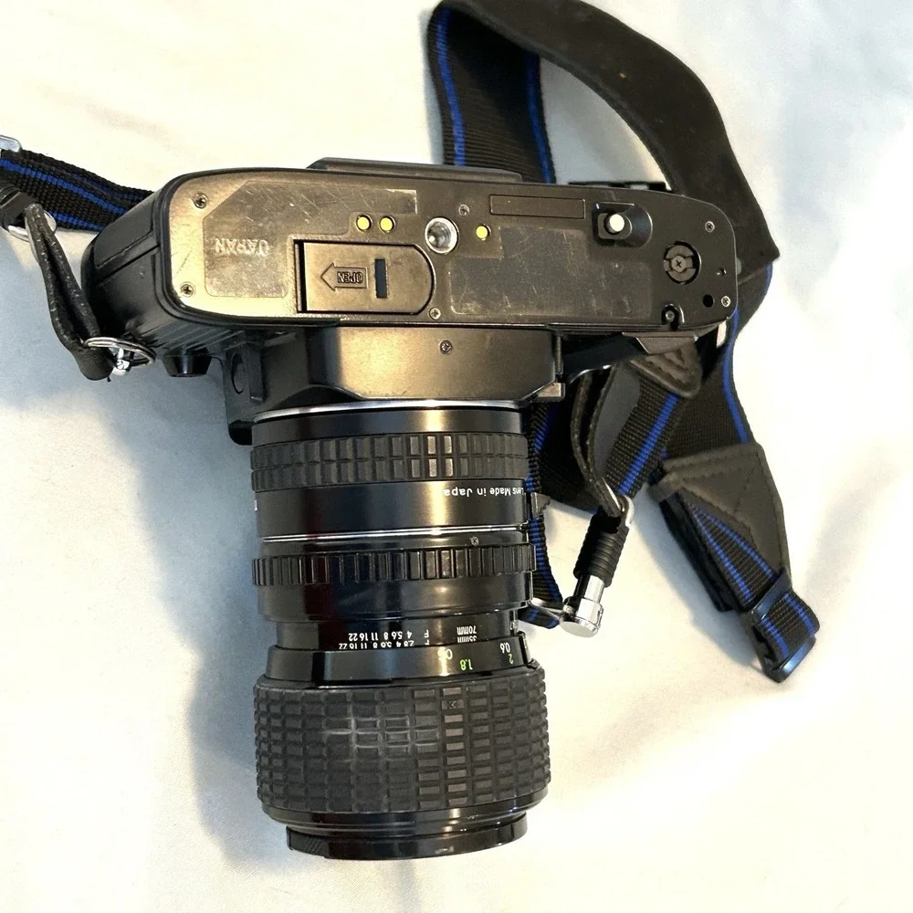 Ricoh KR-30SP 35mm SLR Film Camera Sigma 35-70mm Lens Converter Filter + WORKS